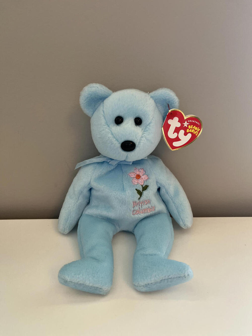 Ty Beanie Baby “British Columbia Pacific Dogwood” the Bear (8.5 inch)